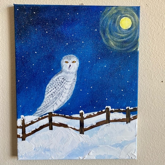 Owl painting-Mother’s day gift